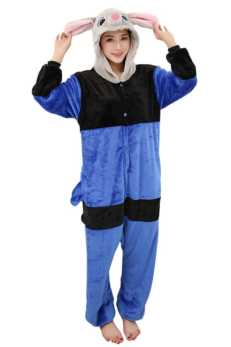 Shop Sale Cheap Zootopia Judy Kigurumi Onesies Gift Animal Costume Pajamas-NKCOS