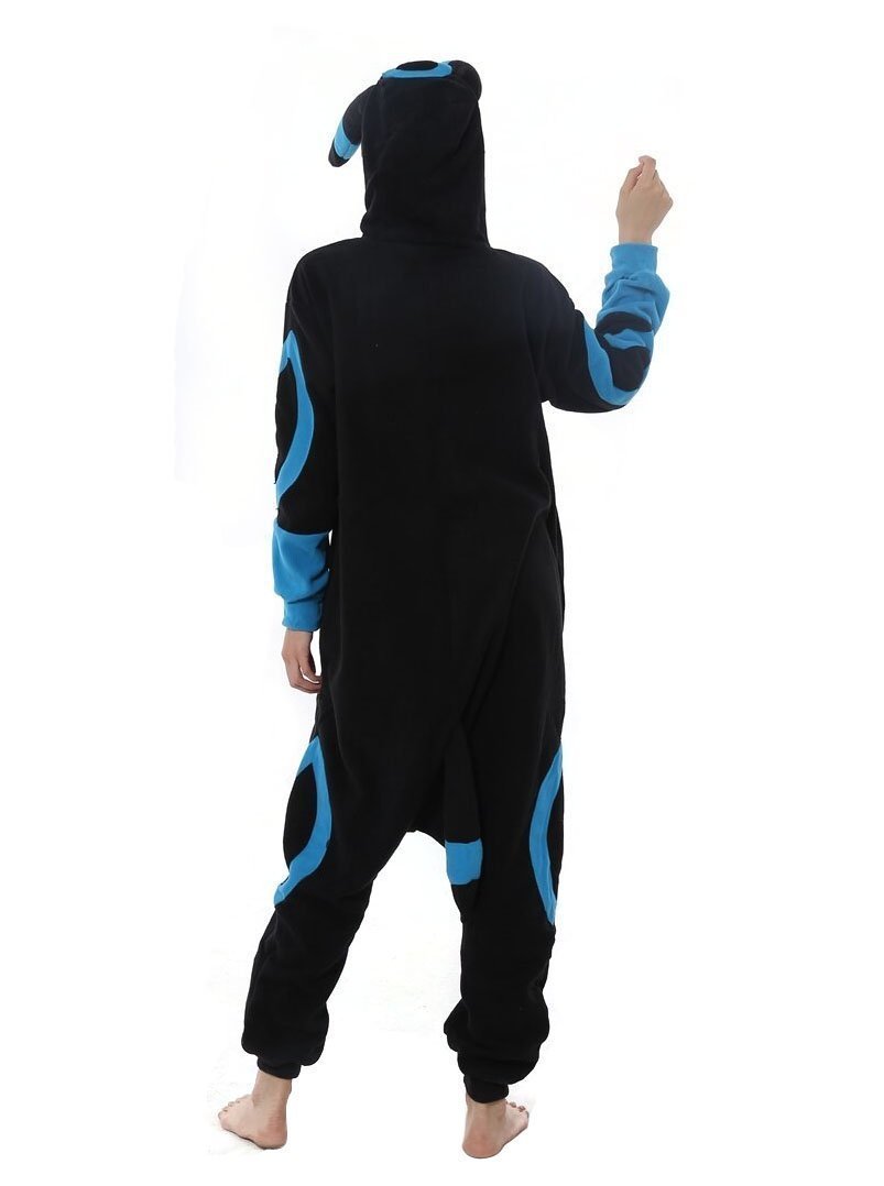 Pokemon Eevee Shiny Umbreon Kigurumi Onesie Hoodie Costume Pajamas