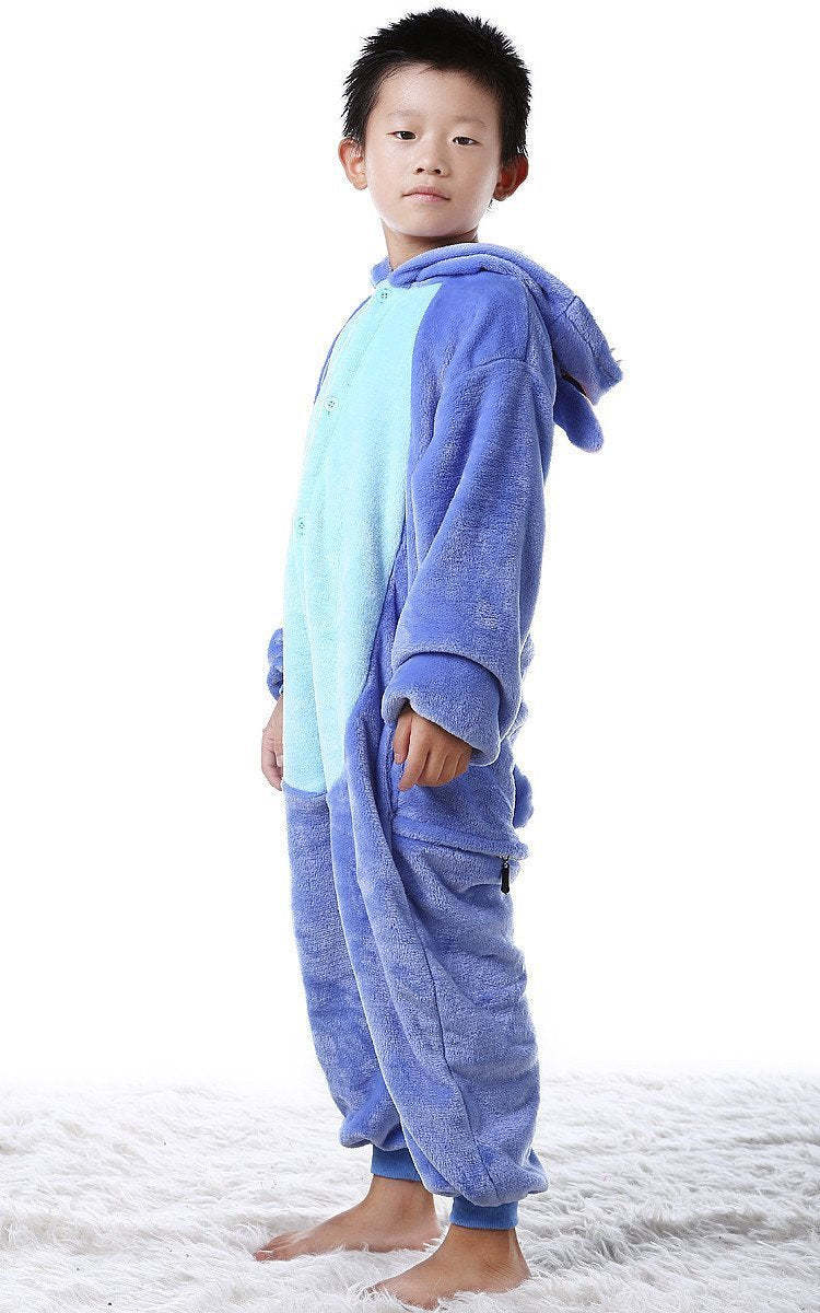 Kids Onesies Hoodie Stitch Animal Pajamas Kigurumi Costume