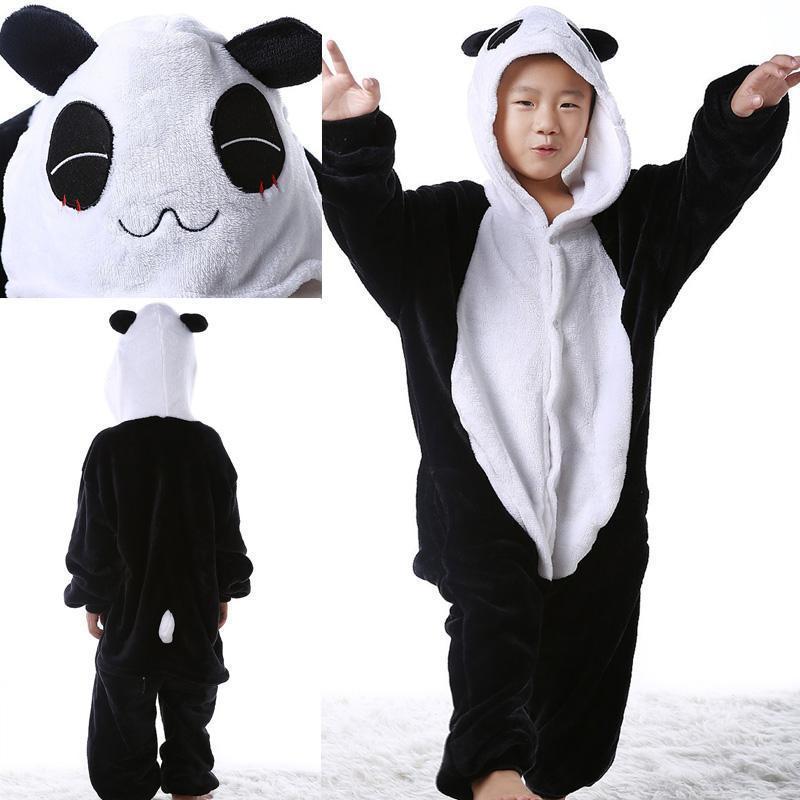 Shop Sale Cheap Kids Onesies Panda Animal Kigurumi Pajamas Costume Hoodie-NKCOS