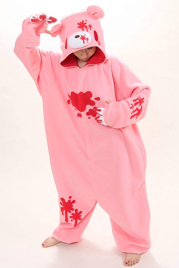 Gloomy Bear kigurumi Onesie Pajamas Costume For Adult