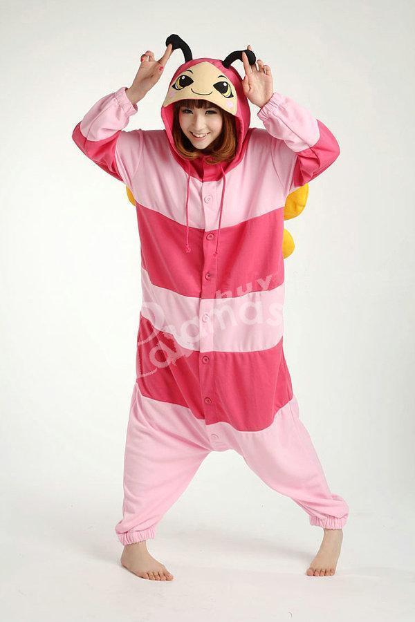 Animal Adult Pink Bee Onesies kigurumi Costume Pajamas