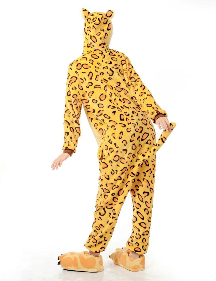 Leopard Tiger Adult Animal Kigurumi Onesies Pajama Costumes