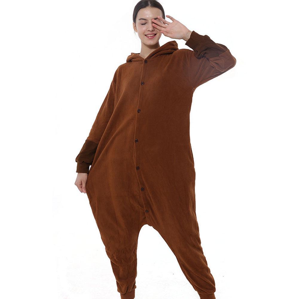 Pokemon Original Eevee Kigurumi Onesie Hoodie Costume Pajamas