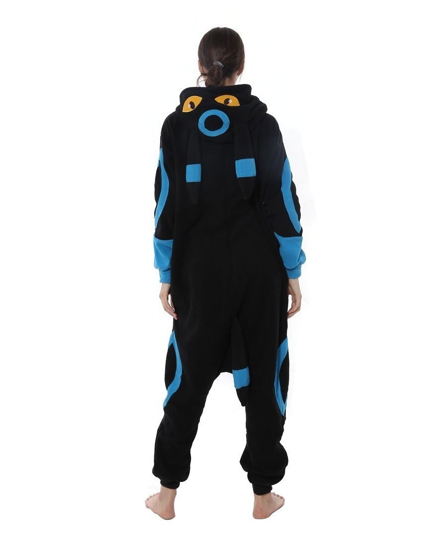 Pokemon Eevee Shiny Umbreon Kigurumi Onesie Hoodie Costume Pajamas