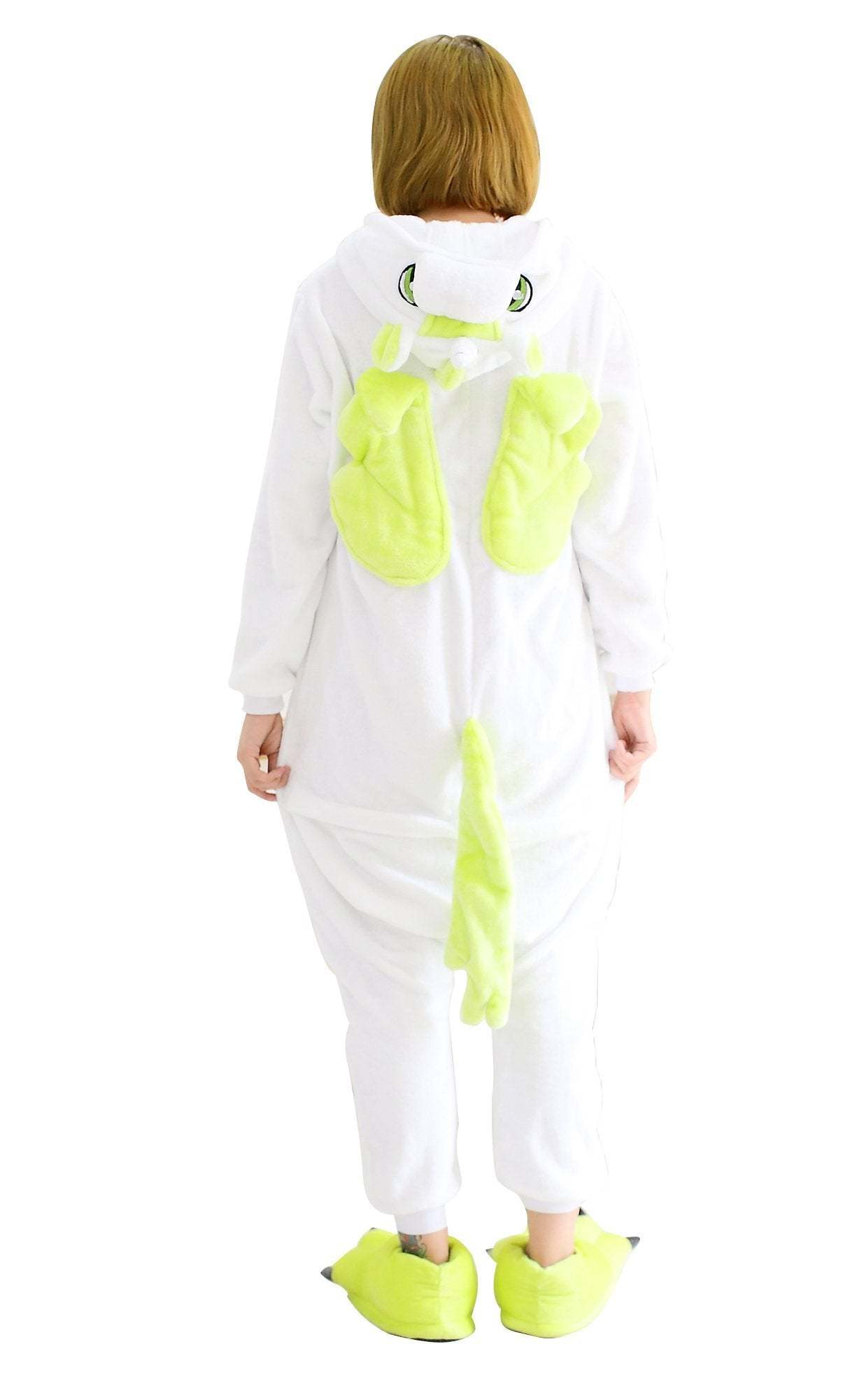 Green Unicorn Pegasus Kigurumi Adult Onesies Costume Pajamas