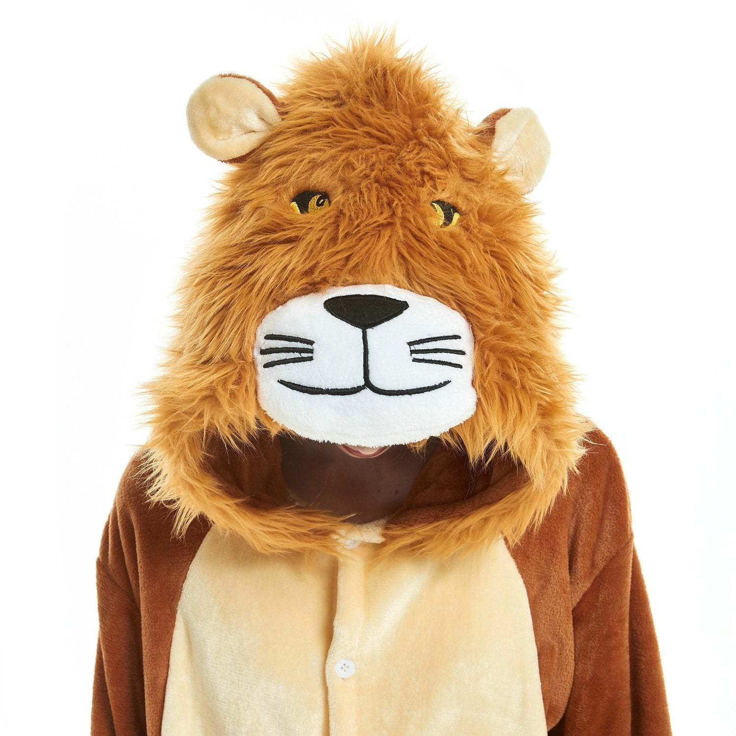 New Lion Kigurumi Onesies Pajamas For Adult Cosplay Costumes for Women Men