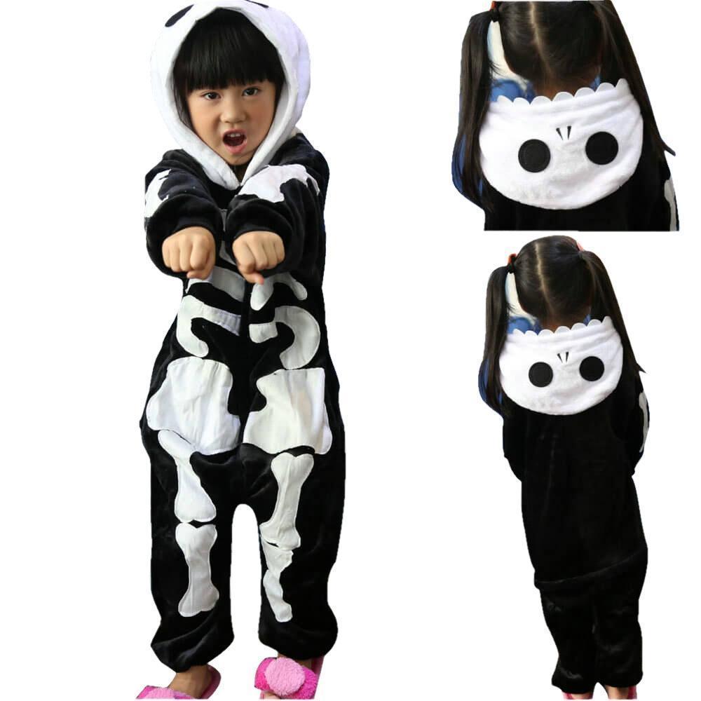 Shop Sale Cheap Kids Skeleton Pajamas Onesies Hoodie Animal Costume-NKCOS
