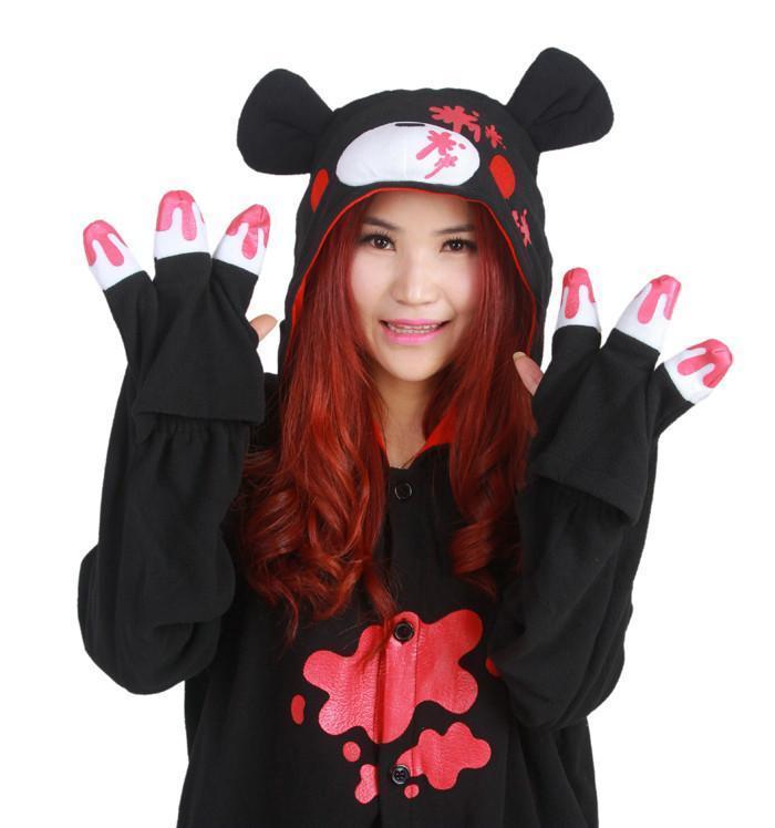 Gloomy Bear kigurumi Onesie Pajamas Costume For Adult