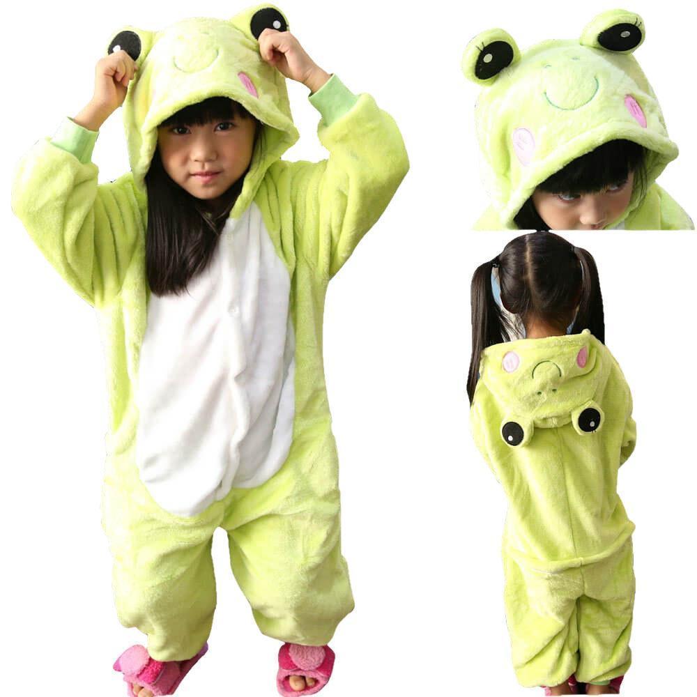 Shop Sale Cheap Kids Onesies Hoodie Frog Animal Pajamas Kigurumi Costume-NKCOS