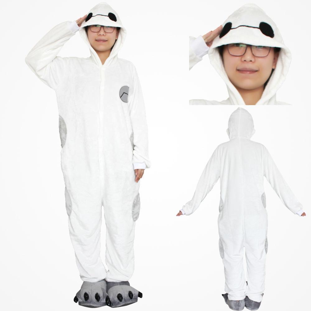 Shop Sale Cheap Big Hero 6 Baymax Robot Kigurumi Onesies Pajamas Costume-NKCOS