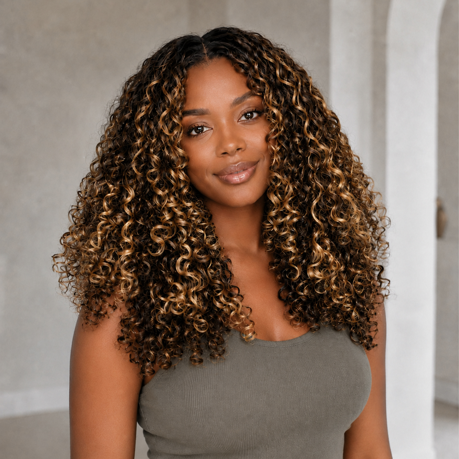 T1B/P4/27 Burmese Curly Feather Crochet Hair Human Hair Extensions for Boho Braids Invisible Knots Pre-Separated Protective Style