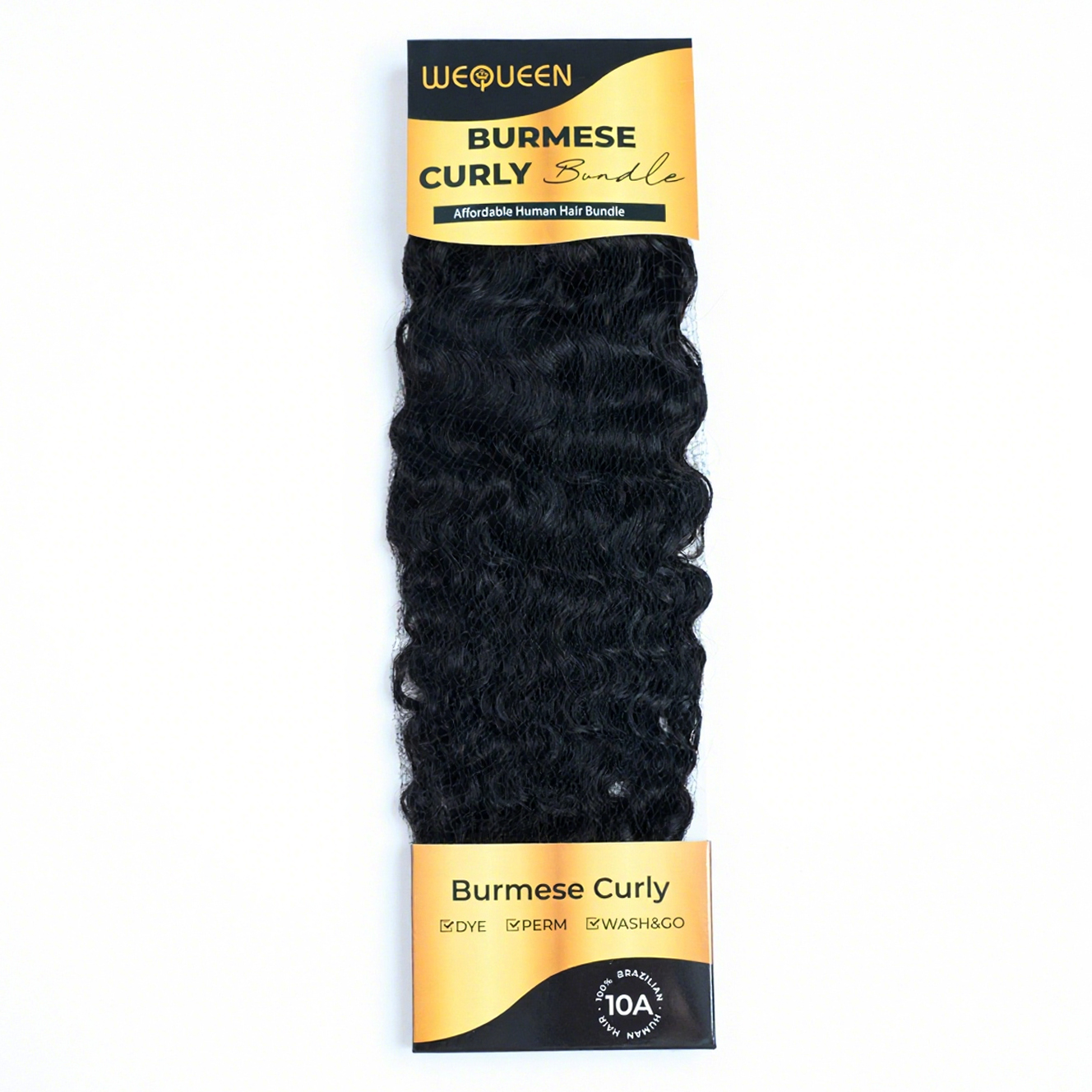 [New Packaging] Burmese Curly Bundles Human Hair 16A Brazilian Human Hair 14-26 inches Natural Curls For Black Queens Quick Weave