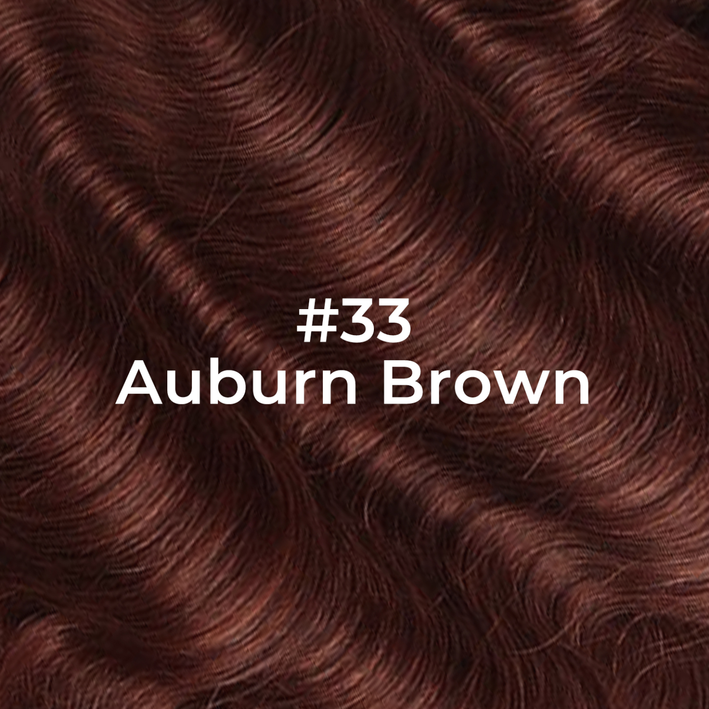 #33 Auburn Brown Body Wave Hair Bundles Brazilian Human Hair for Sew in Quick Weave