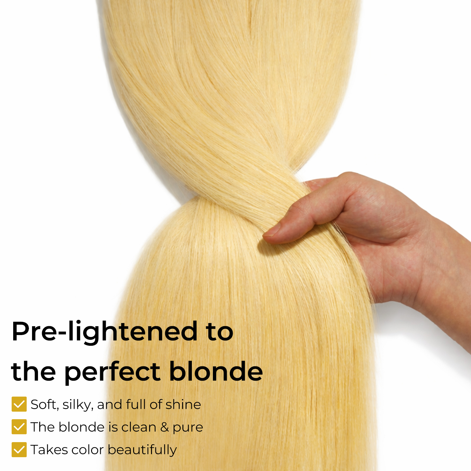 613 Blonde Human Hair Bundles Body Wave 16-30 Inch 100% Brazilian Virgin Hair