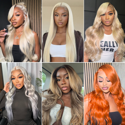 613 Blonde Human Hair Bundles Body Wave 14-30 Inch 100% Brazilian Virgin Hair