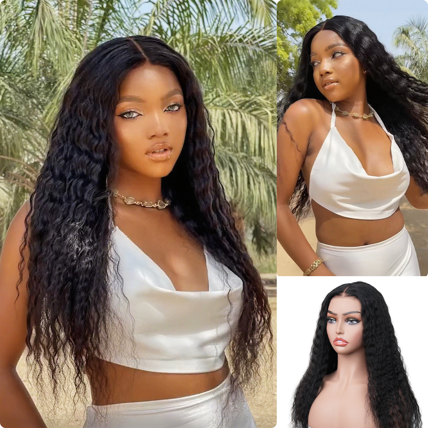 [Wequeen] 5x5 HD Lace Closure Wig Bohemian Curly Flowy Boho Vibes Glueless Pre Cut Beginner Friendly Hair Breathable Cap Natural Look