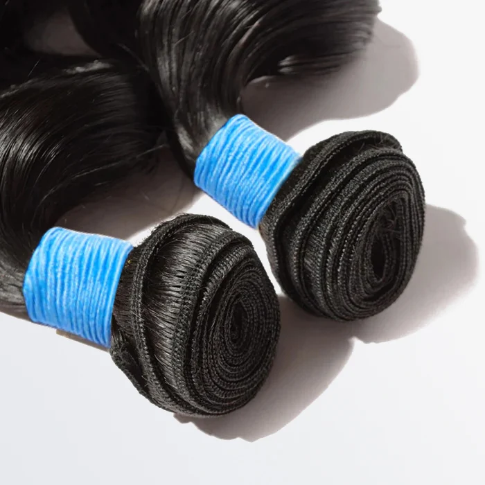 Loose Wave Hair Bundles Virgin Brazilian Human Hair Wand Curls for Sew in Quick Weave