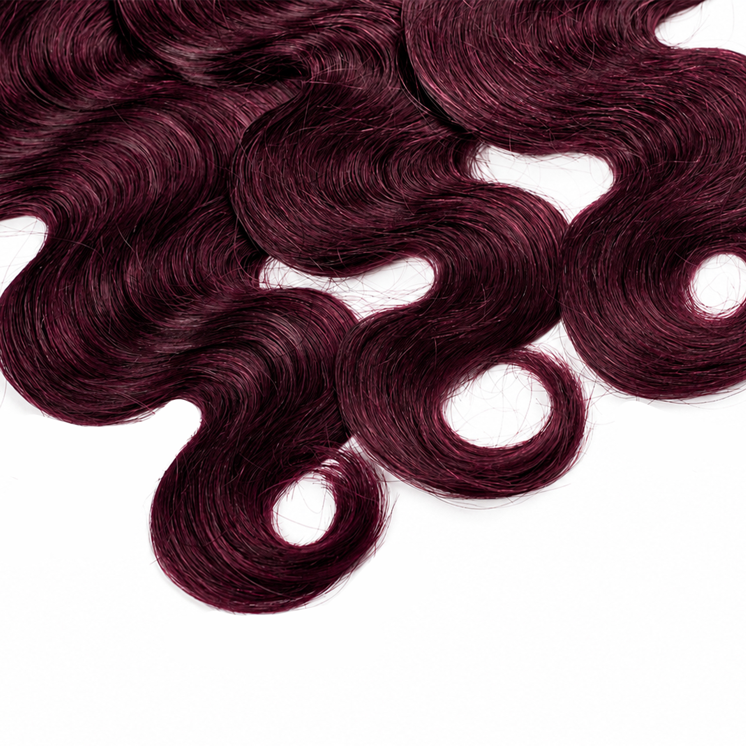 #99J Burgundy Body Wave Hair Bundles Brazilian Human Hair for Sew in Quick Weave