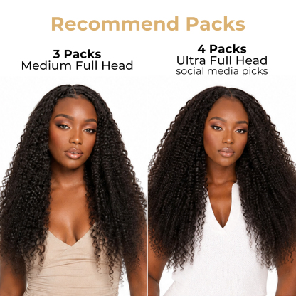 Burmese Curly Feather Crochet Hair Human Hair Extensions for Boho Braids Invisible Knots Pre-Separated Protective Style