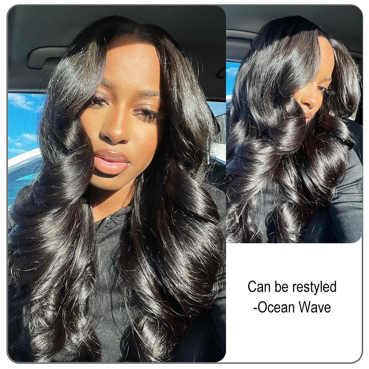 [Wequeen] Budget Friendly 10A Grade Brazilian Virgin 100% Human Hair Straight Body Wave Quick Weave Sew in/Glue in Viral Hair Bundles