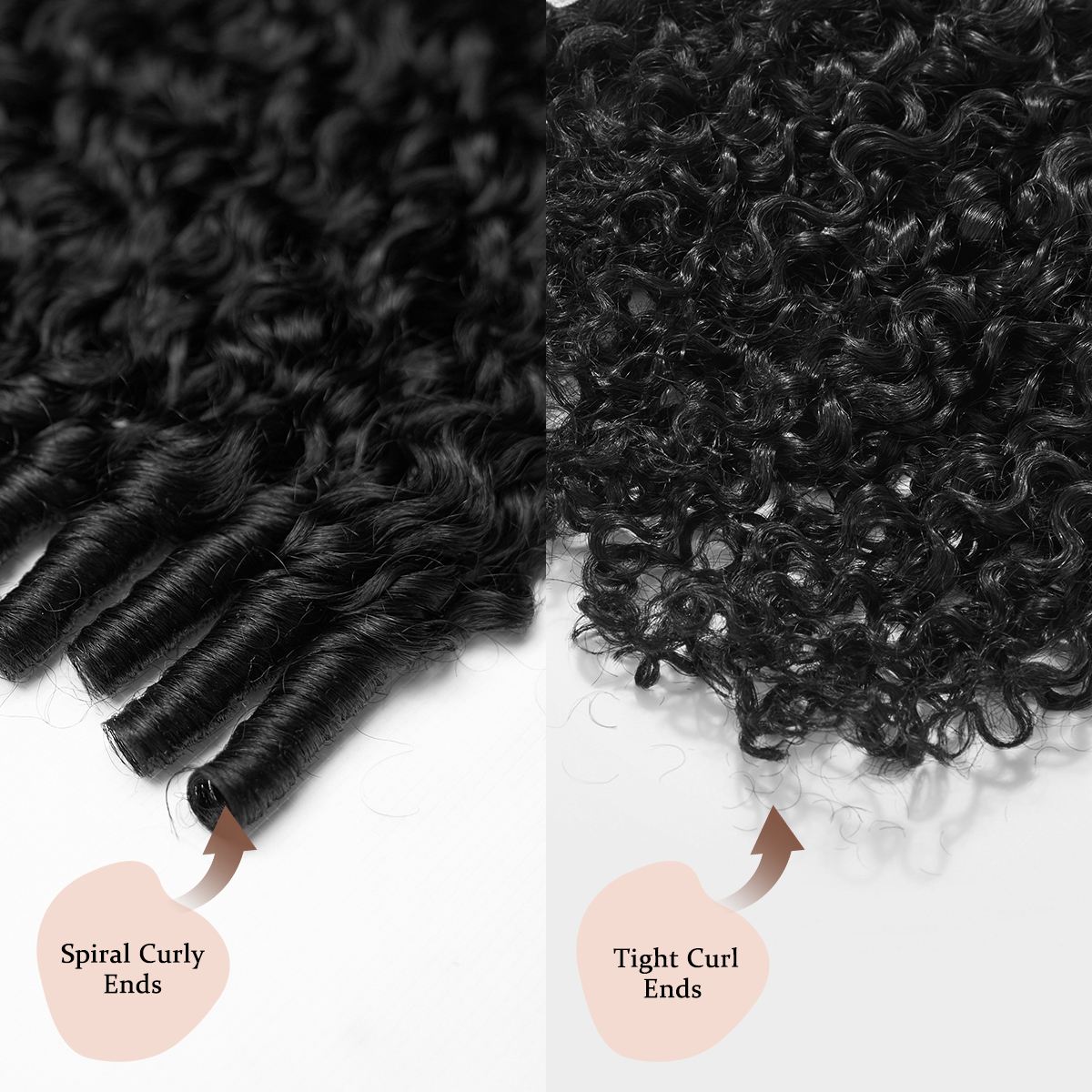Tight Curly Human Hair Bundles | Natural Black #1B | 14–26 Inch | Affordable, Long-Lasting, Soft & Bouncy Curls
