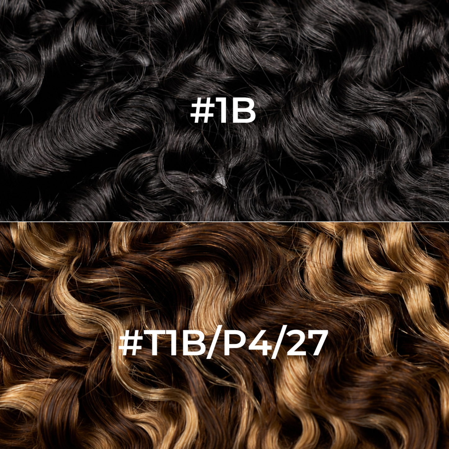 T1B/P4/27 Burmese Curly Feather Crochet Hair Human Hair Extensions for Boho Braids Invisible Knots Pre-Separated Protective Style