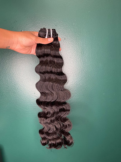 [Wequeen] Budget Friendly 10A Grade Brazilian Virgin 100% Human Hair Ocean Wave Quick Weave Sew in/Glue in Viral Hair Bundles