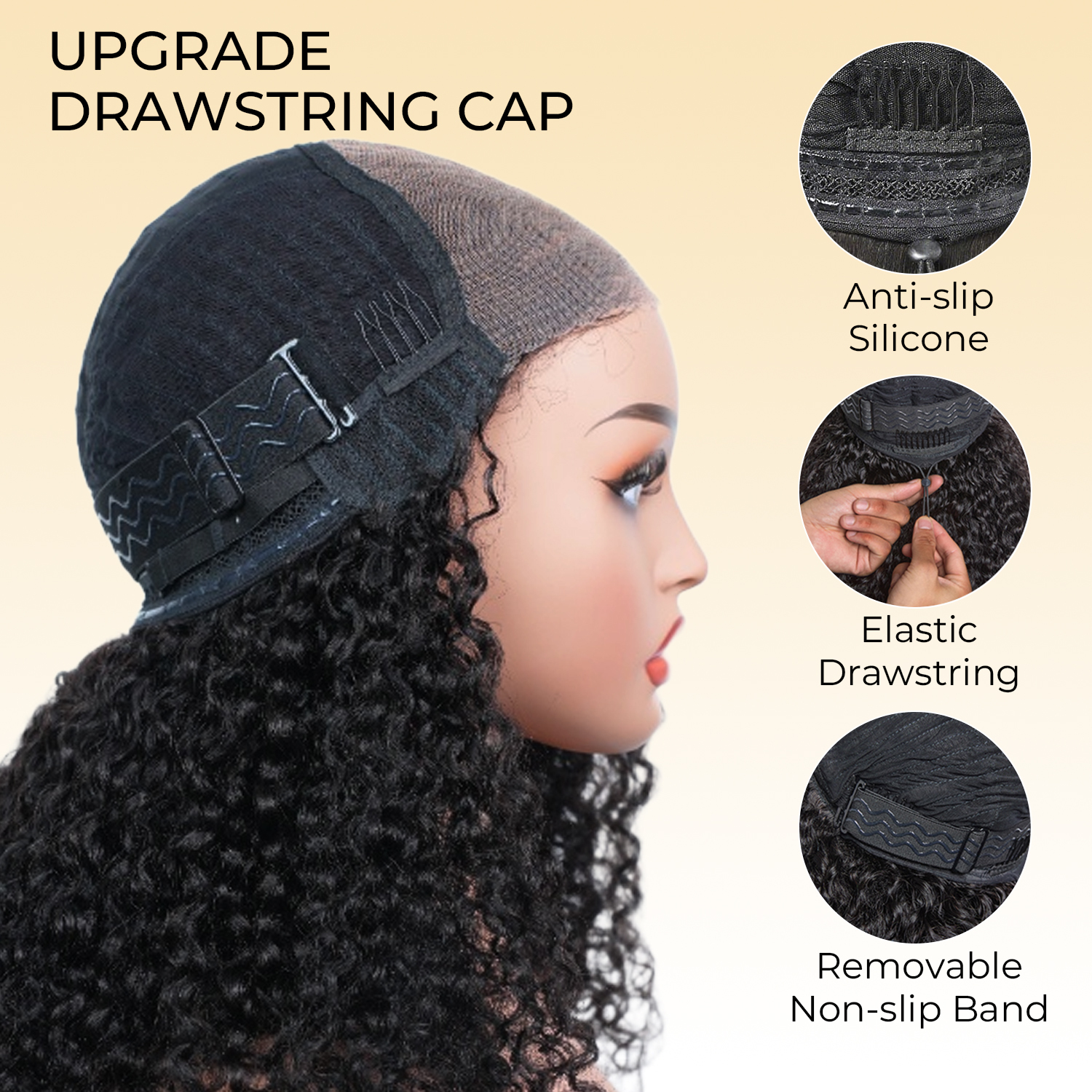 [Wequeen] 5x5 HD Lace Closure Wig Messy Curly Bohemian Curly Flowy Boho Vibes Glueless Pre Cut Beginner Friendly Hair Breathable Cap Natural Look