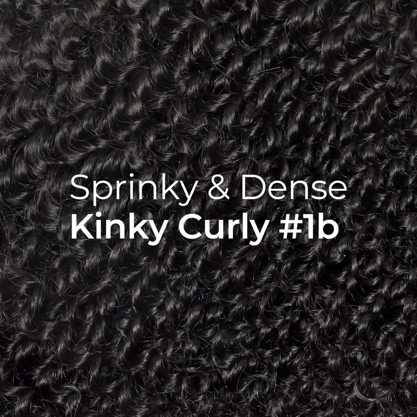Kinky Curly Hair Bundles | 12–28 Inch Human Hair | Natural Black #1B | Tight, Springy Curls