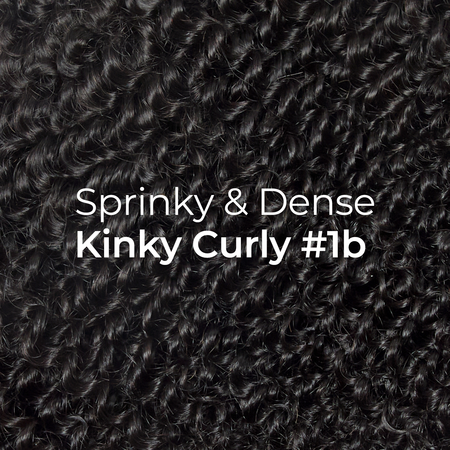 Kinky Curly Hair Bundles | 12–28 Inch Human Hair | Natural Black #1B | Tight, Springy Curls