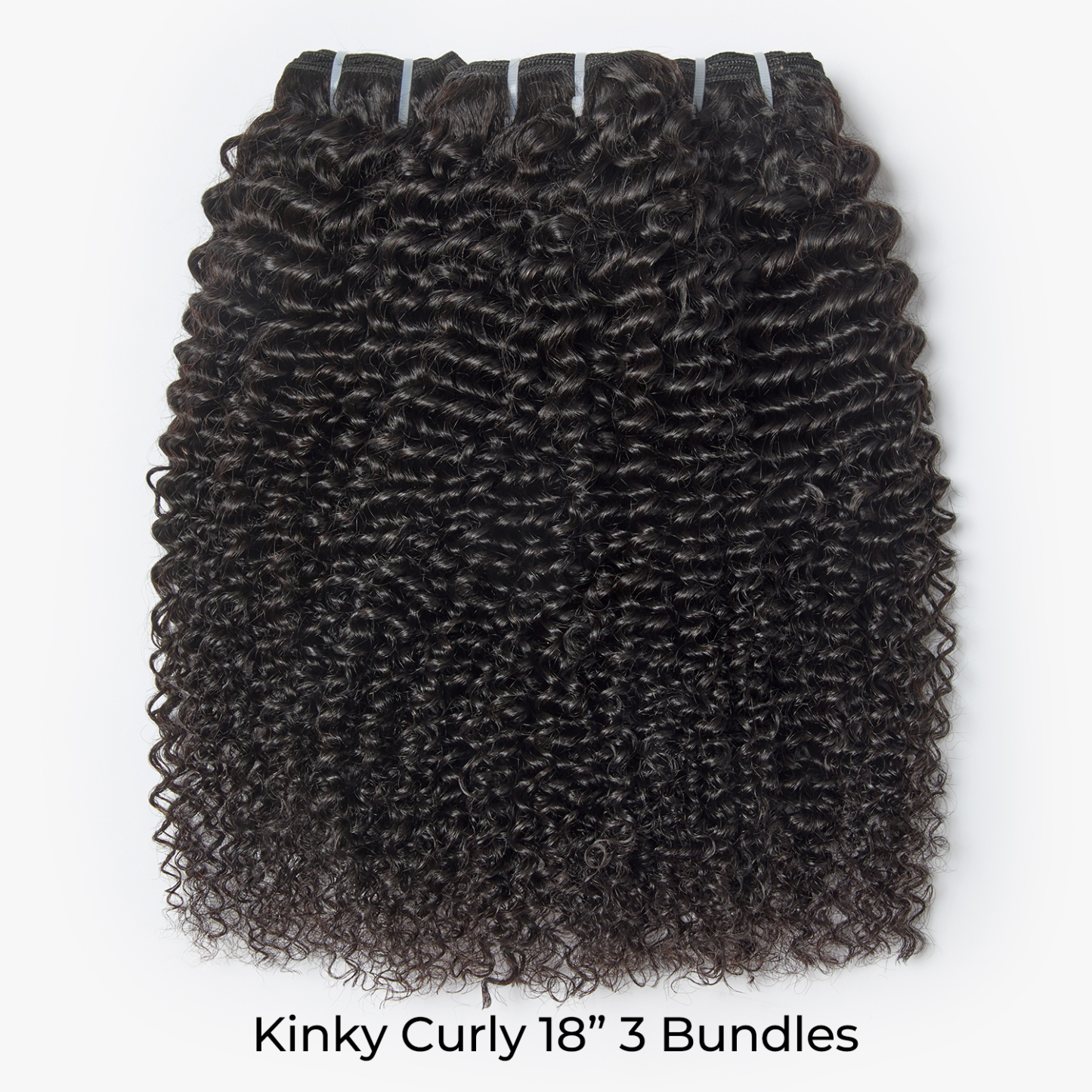 Kinky Curly Hair Bundles | 12–28 Inch Human Hair | Natural Black #1B | Tight, Springy Curls