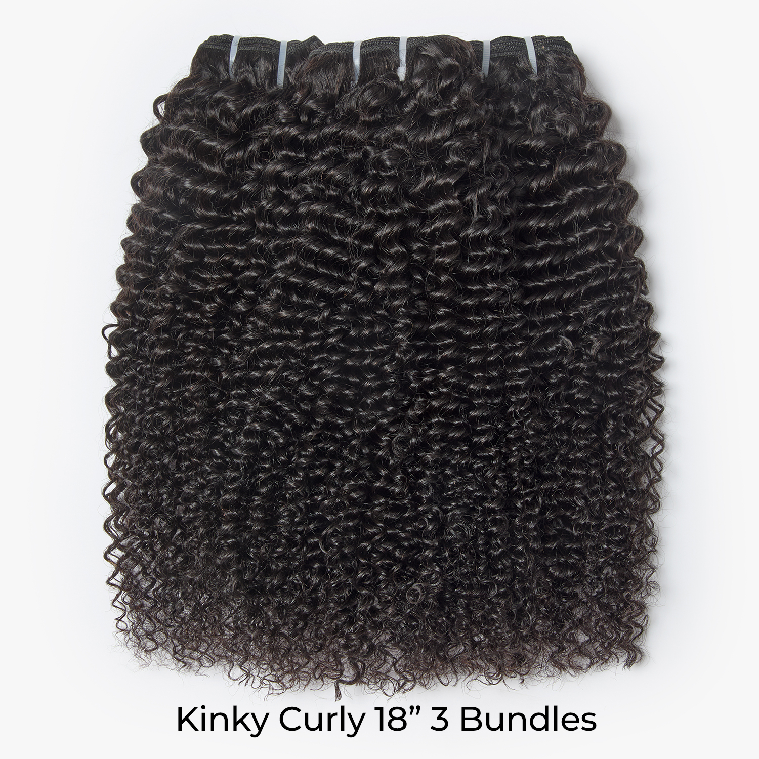 Kinky Curly Hair Bundles | 12–28 Inch Human Hair | Natural Black #1B | Tight, Springy Curls