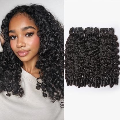 [New Packaging] Burmese Curly Bundles Human Hair 10A Brazilian Human Hair 14-26 inches Natural Curls For Black Queens Quick Weave