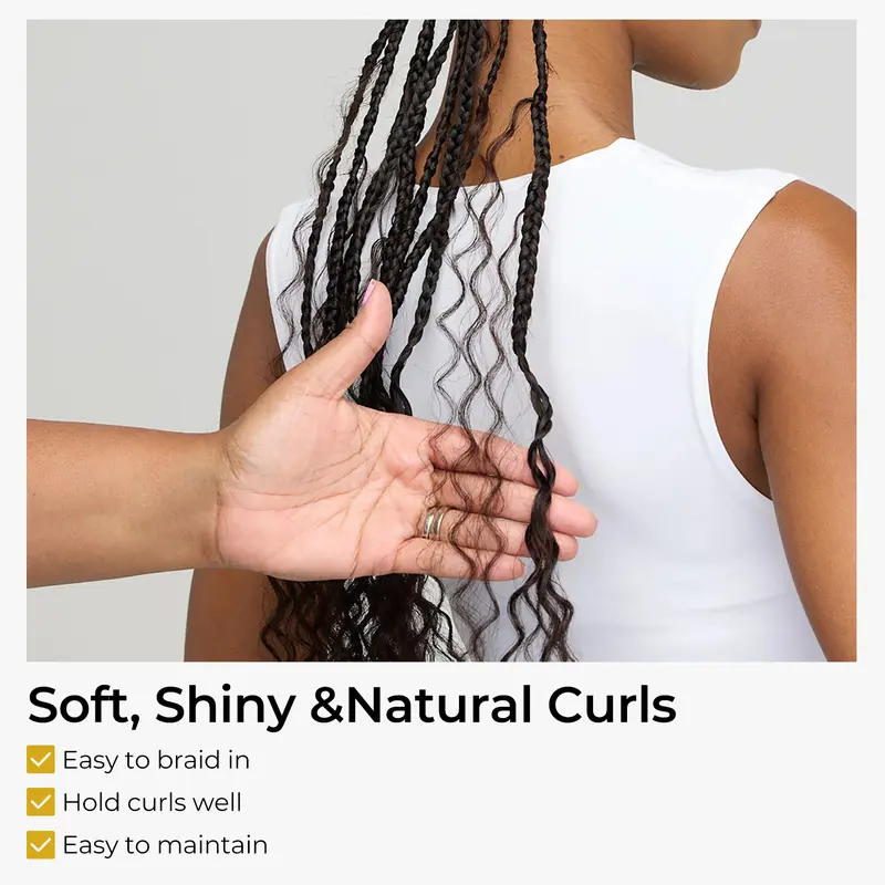  Boho Braids Deep Wave 12A Grade Salon Quality 100% Brazilian Virgin Hair Human Bulk Braiding Deep Wave 16"-24" For Trendy In Summer