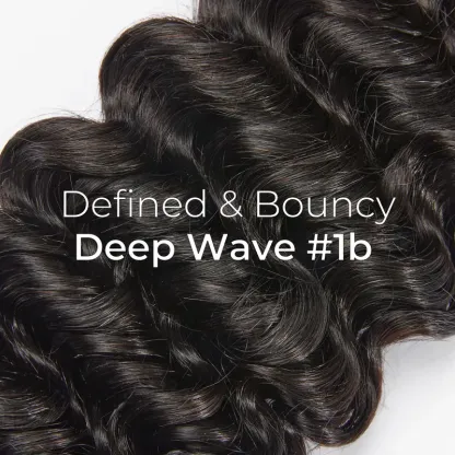  Boho Braids Deep Wave 12A Grade Salon Quality 100% Brazilian Virgin Hair Human Bulk Braiding Deep Wave 16"-24" For Trendy In Summer
