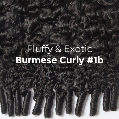 [New Packaging] Burmese Curly Bundles Human Hair 16A Brazilian Human Hair 14-26 inches Natural Curls For Black Queens Quick Weave