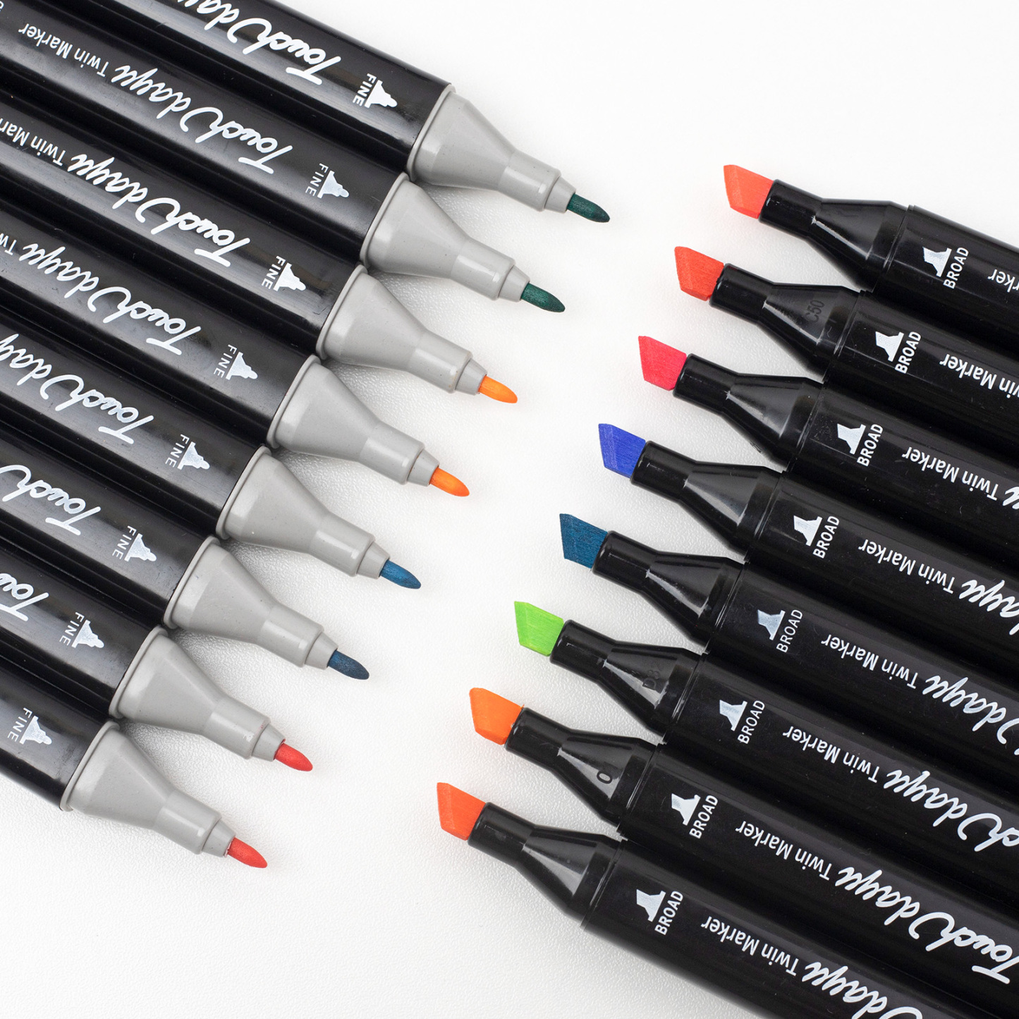 168 Colors Artist Markers Pens Set, Dual Tips Chisel & Fine Sketch Art Markers, Art Supplies Kit For Adult Coloring Book Color, Painting, Drawing, Blending And Sketching Creativity Palette