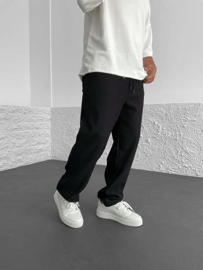 Ribbed Tube Leg Trousers（BUY 2 FREE SHIPPING）