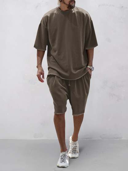 Casual Loose Fit Solid Sports Sets(Buy 2 Free Shipping）