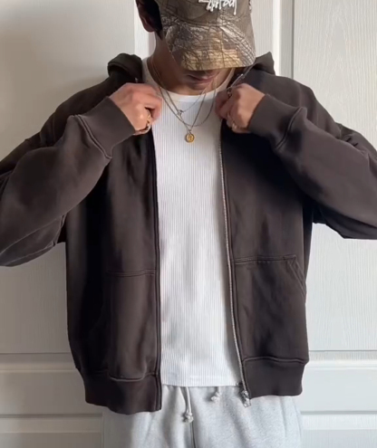 Casual Double Zip Hoodie (Buy 2 Free Shipping)