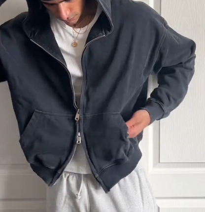 Casual Double Zip Hoodie (Buy 2 Free Shipping)