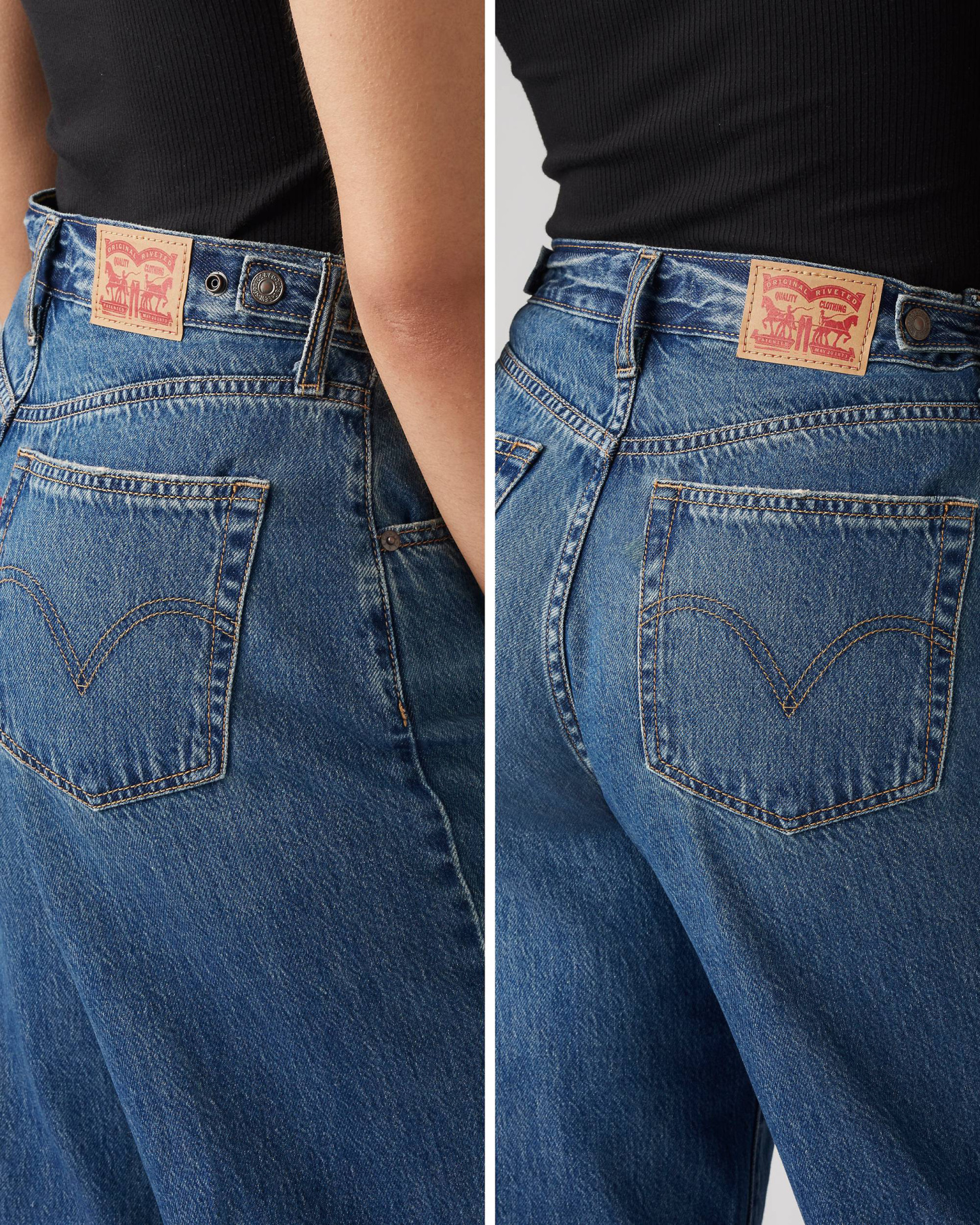 Levis Adjustable Womens Cinch Baggy Jeans (Buy 2 Free Shipping)