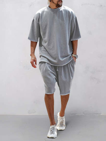 Casual Loose Fit Solid Sports Sets(Buy 2 Free Shipping）