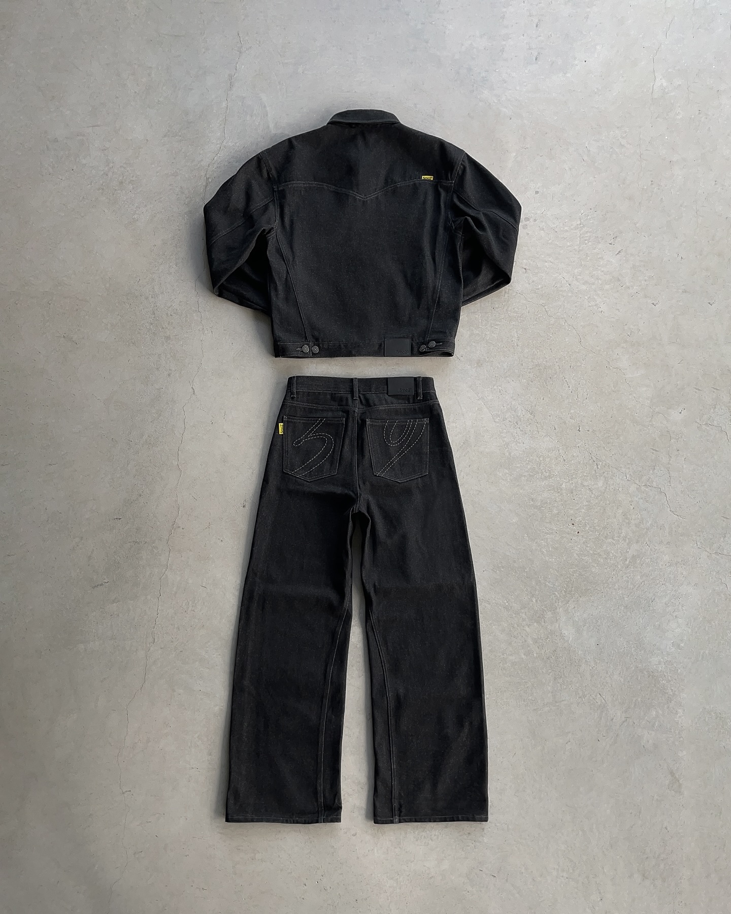 14OZ AUTHENTIC RAW DENIM  TRACKSUIT (Buy 2 Free Shipping)