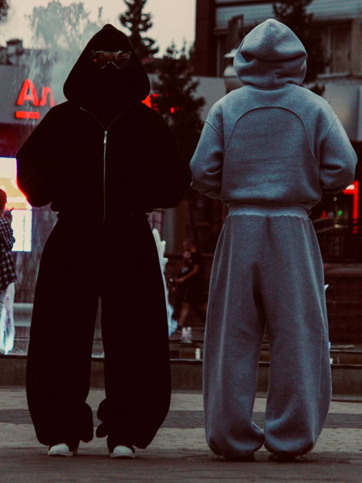 Solid Color Wide Leg Hoodie Set (Buy 2 Free Shipping)