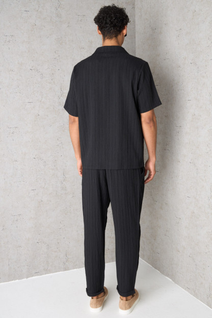 Textured Shirt Pants 2 Piece Set（BUY 2 FREE SHIPPING）