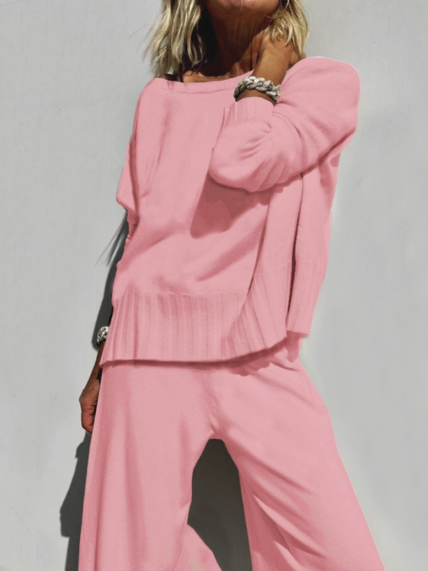 2025 Hot Sale Soft Cashmere Casual Sweater Suit