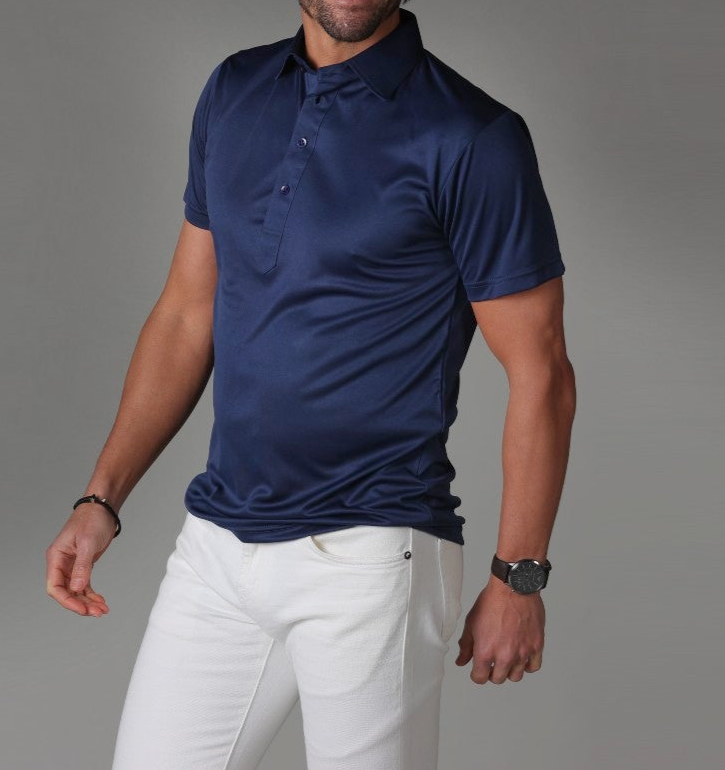 Semi-Spread Collar Polo (Buy 2 Free Shipping)