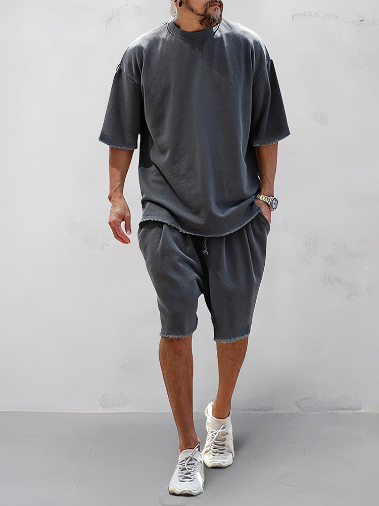 Casual Loose Fit Solid Sports Sets(Buy 2 Free Shipping）